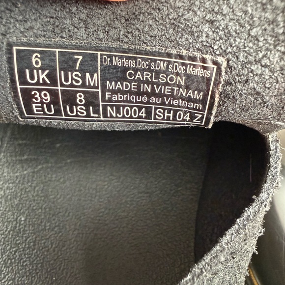 Dr. Martens Black Suede Buckle Sandals - Picture 7 of 7